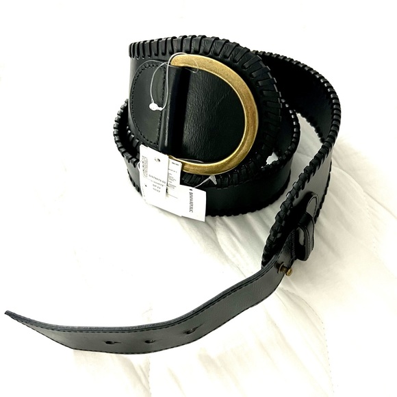 NWT BANANA REPUBLIC GENUINE LEATHER BLACK BELT main image 11